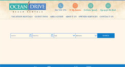 Desktop Screenshot of odbeachrentals.com